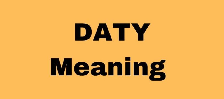 What Does Daty Mean in Text? Examples