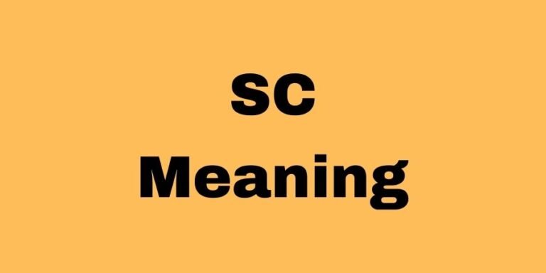 What Does SC Mean in Texting?