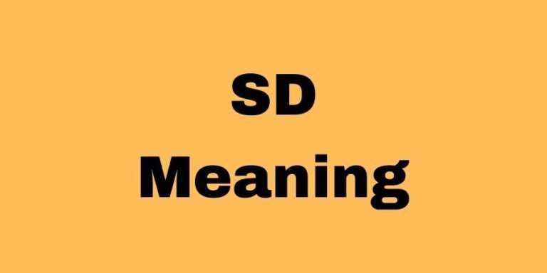 What Does SD Mean in Texting? Examples!