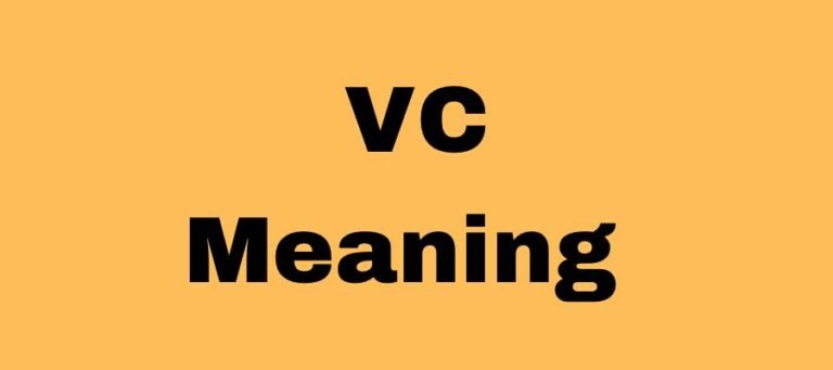 What Does VC Mean In Text?