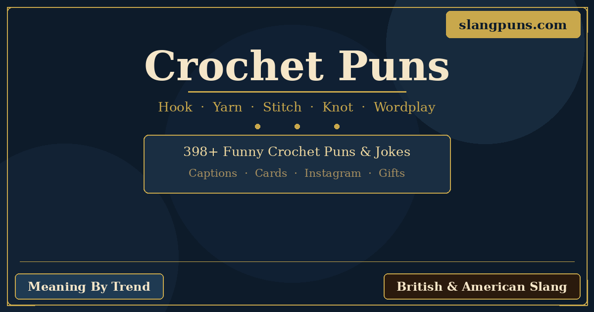 crochet puns