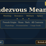 rendezvous meaning
