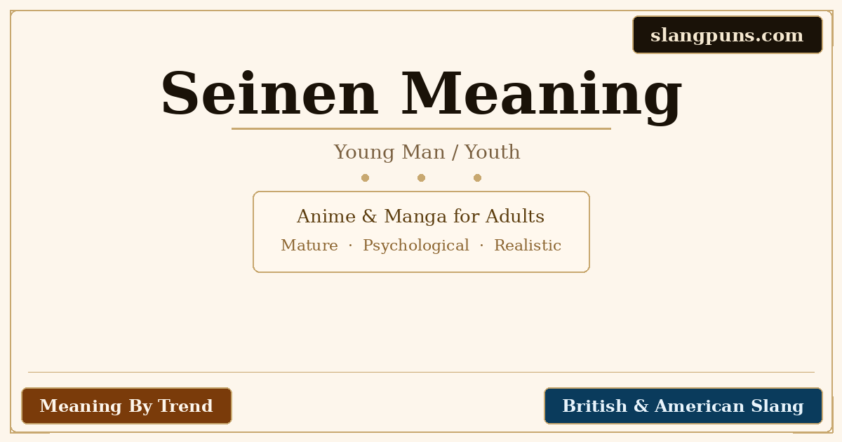 seinen meaning