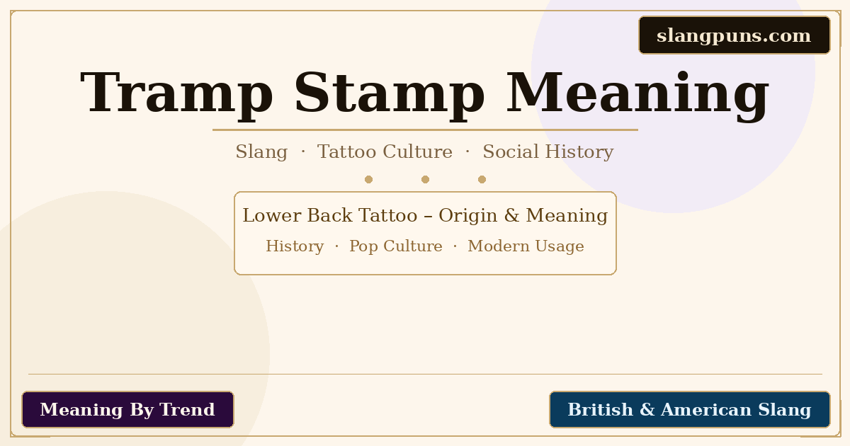 tramp stamp meaning