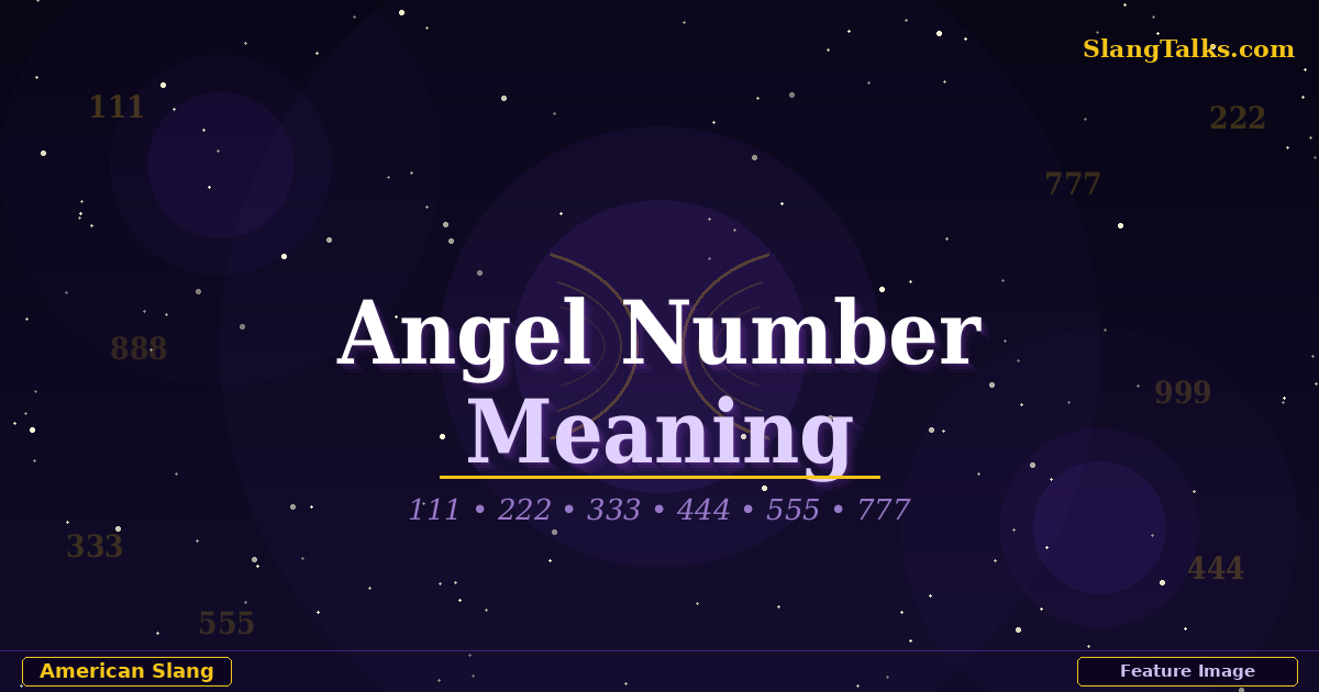 angel number meaning