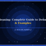 accolades meaning