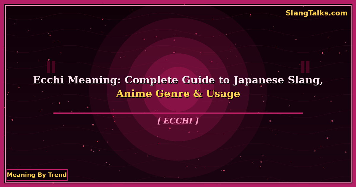 ecchi meaning