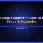 offset meaning