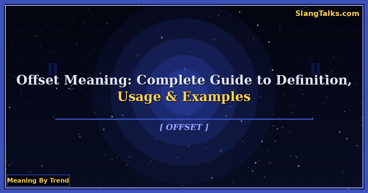 offset meaning