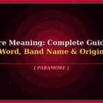 paramore meaning