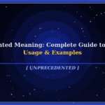 unprecedented meaning