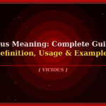 vicious meaning