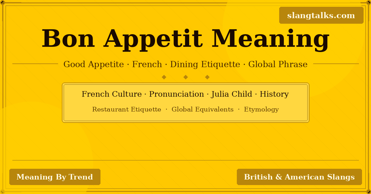 bon appetit meaning