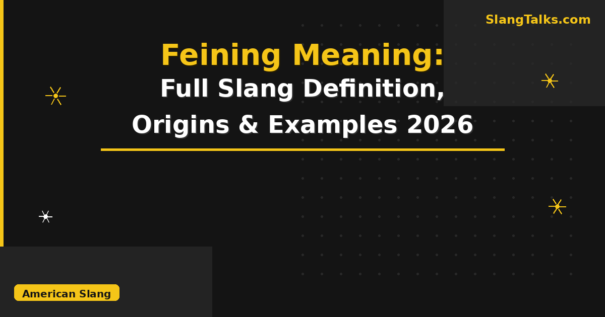 feining meaning