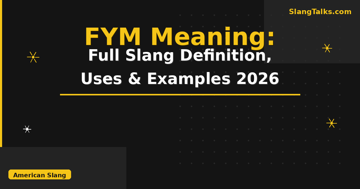 fym meaning