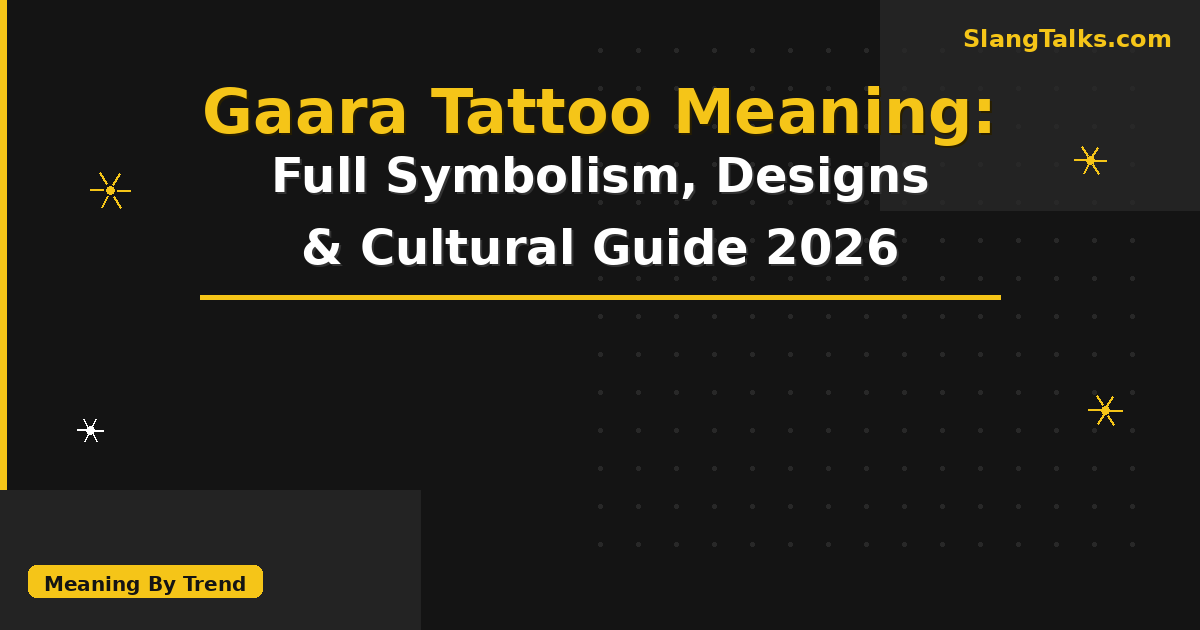 gaara tattoo meaning