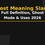 ghost meaning slang