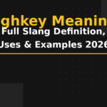 highkey meaning