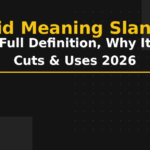 mid meaning slang