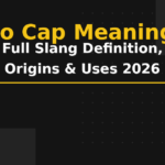 no cap meaning