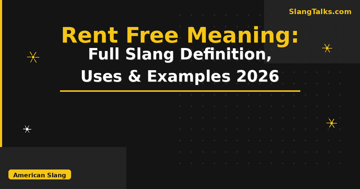rent free meaning