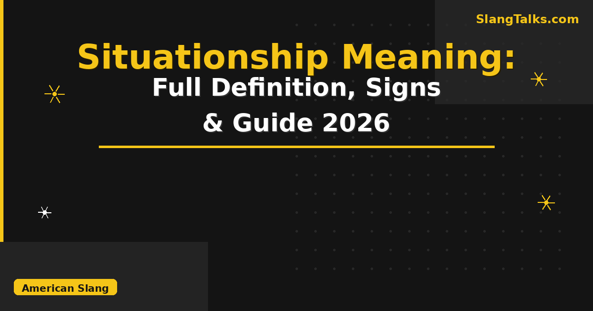 situationship meaning