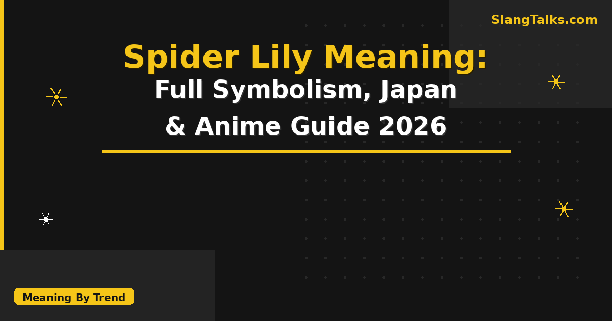 spider lily meaning