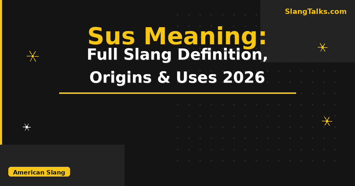 sus meaning