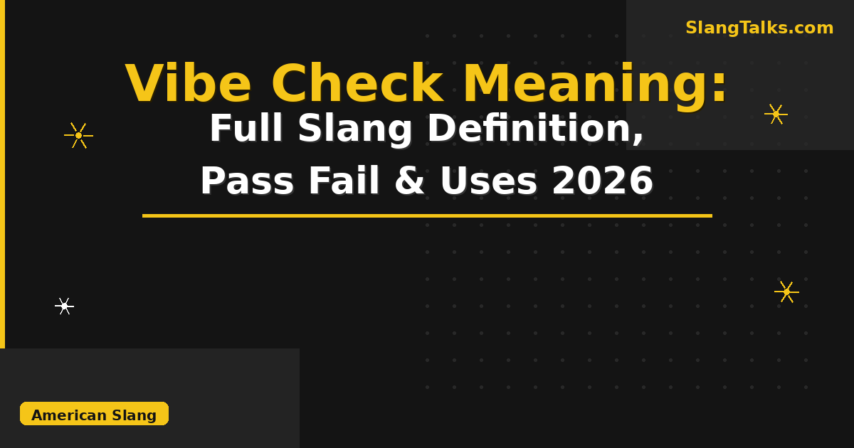 vibe check meaning