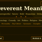 irreverent meaning