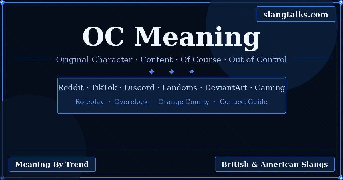 oc meaning