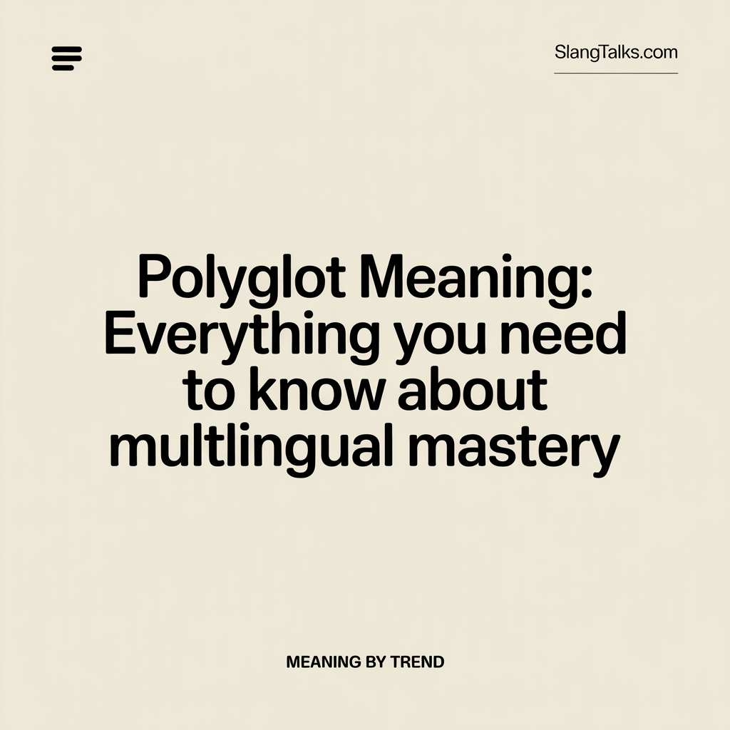 polyglot meaning