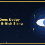 what does dodgy mean in british slang