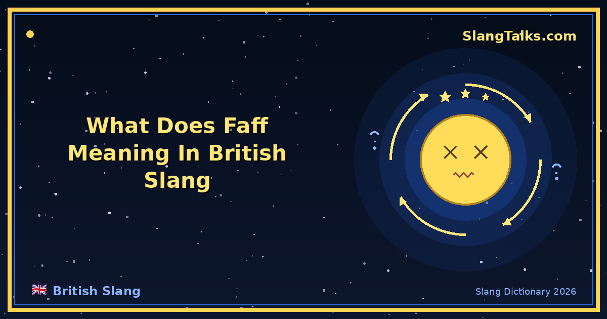 faff meaning