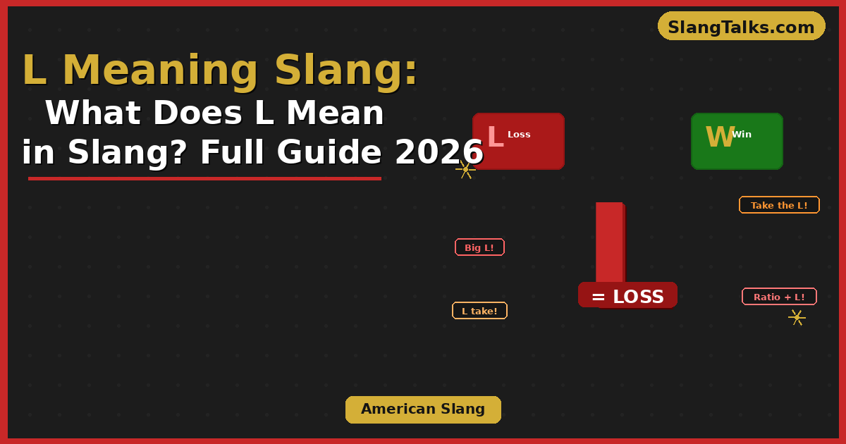 L meaning slang
