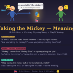 taking the mickey meaning