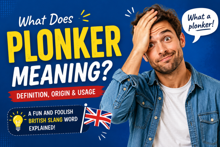 plonker meaning