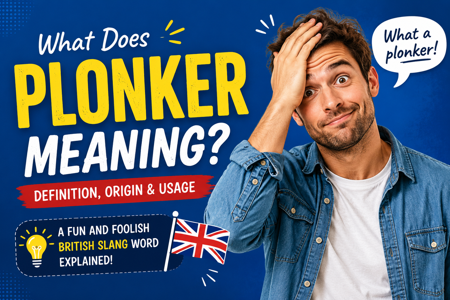 plonker meaning